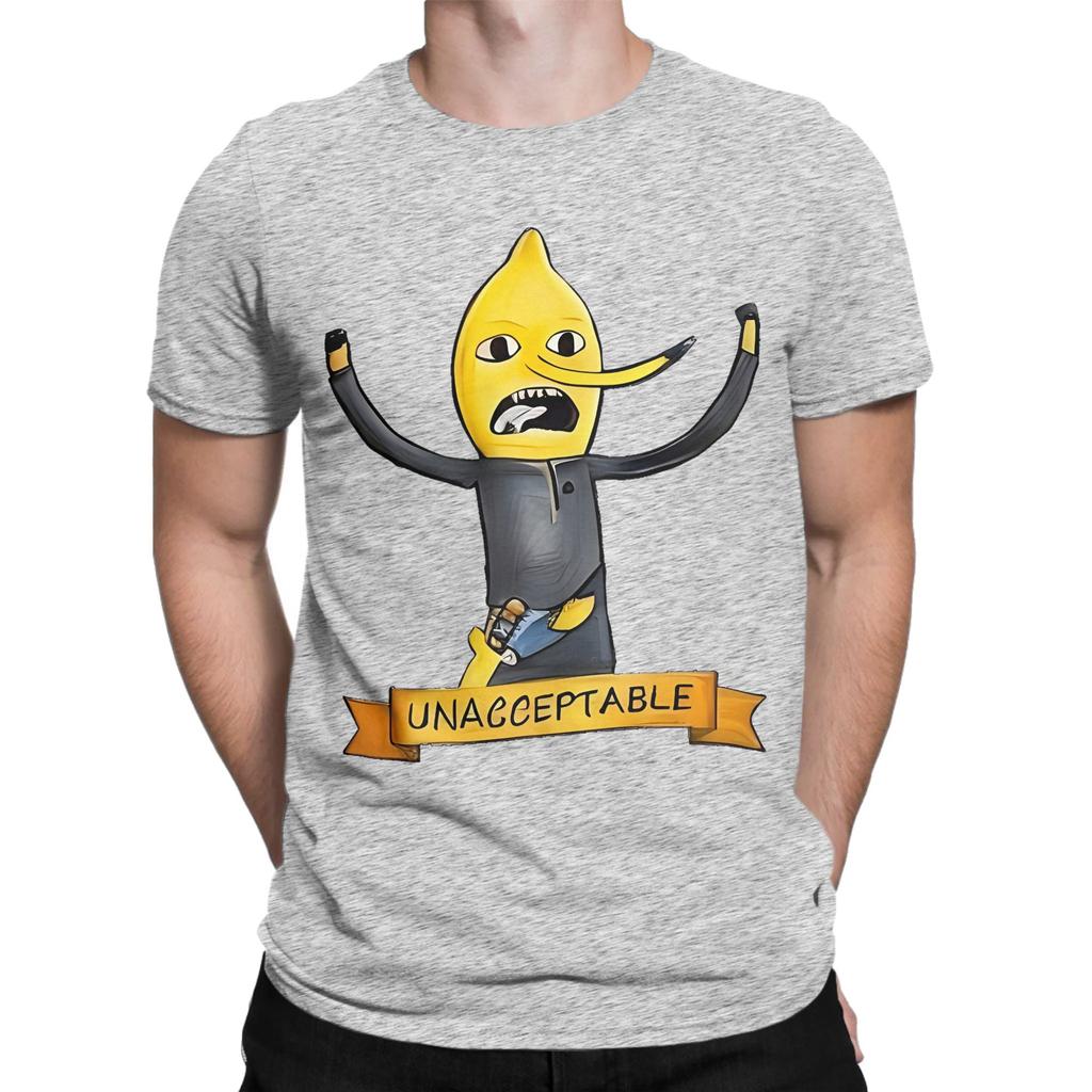 Unacceptable TShirt Summer Lemongrab Harajuku T Shirts Unisex 100 Cotton O Neck Oversize Top Tees ShortSleeved Aesthetic Tops