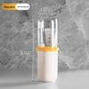 Portable Travel Toothbrush and Rinsing Cup for Kids - Tooth Mug & Holder
