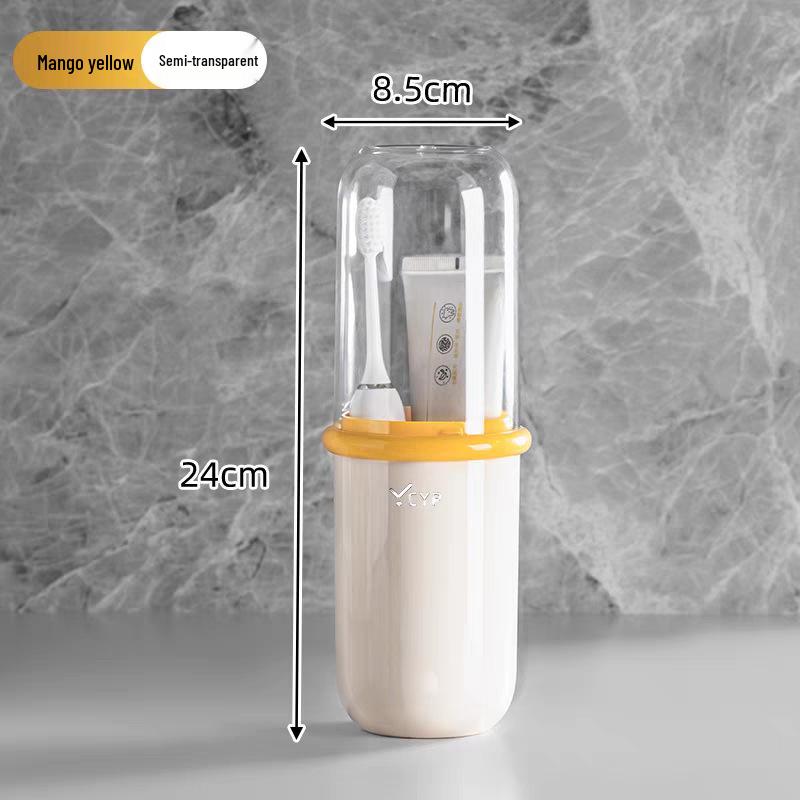 Portable Travel Toothbrush and Rinsing Cup for Kids - Tooth Mug & Holder