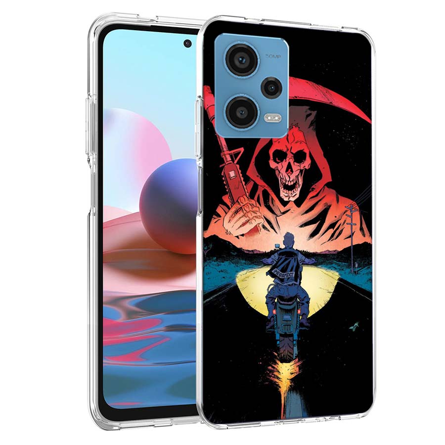 Sons of Anarchy Phone Case For Redmi Note 13 12 14 15 Pro Plus 13R 11 11T 11E 11S 10 Pro 10S 9 9S Cover Cell Clear TPU Capa Case