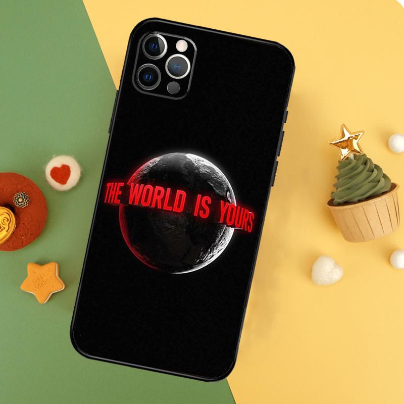 Scarface The World Is Yours Phone Case For iPhone 17 17Air 16 15 14 13 11 12 Pro Max 12 13 Mini 16E Shockproof Cover