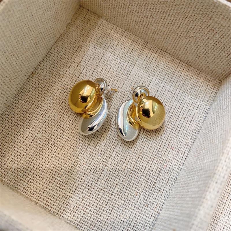 

Уникальные двухцветные серьги