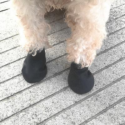 4 pezzi Stivali per animali domestici Forniture per animali domestici antiscivolo Scarpe da pioggia antiscivolo per cani impermeabili per esterni