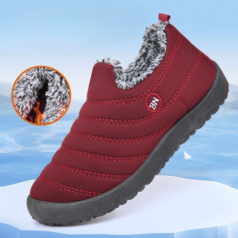 Winter Plush-lined and Thickened Cloth Shoes, Warm Boots and Shoes, Snow Boots