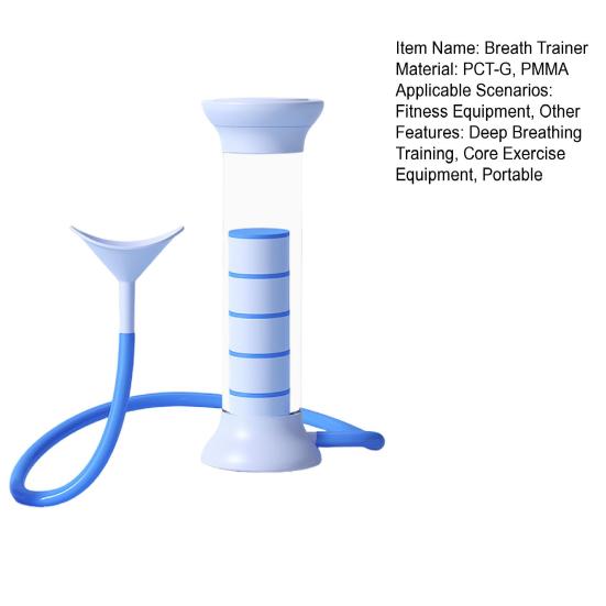 Breathing Exercise Device Abdominal Muscle Trainer Deep Breathing Dumbbell Men Women Adults Lung Capacity Training Device Core Exercise Equipment