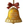 United States 250th Anniversary Bell Ornament Commemorative Patriotic Christmas Tree Metal Bell Hanging Decoration Holiday Party Pendant