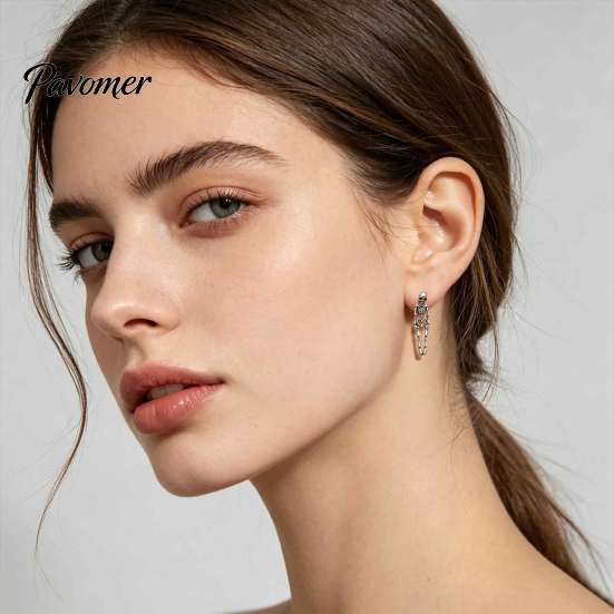 Trendy Grunge Style Earrings 2Pcs Skeleton for Women, Gothic Alloy Drop Earrings, Hypoallergenic Punk Halloween Costume Party Accessories Skull Dangle