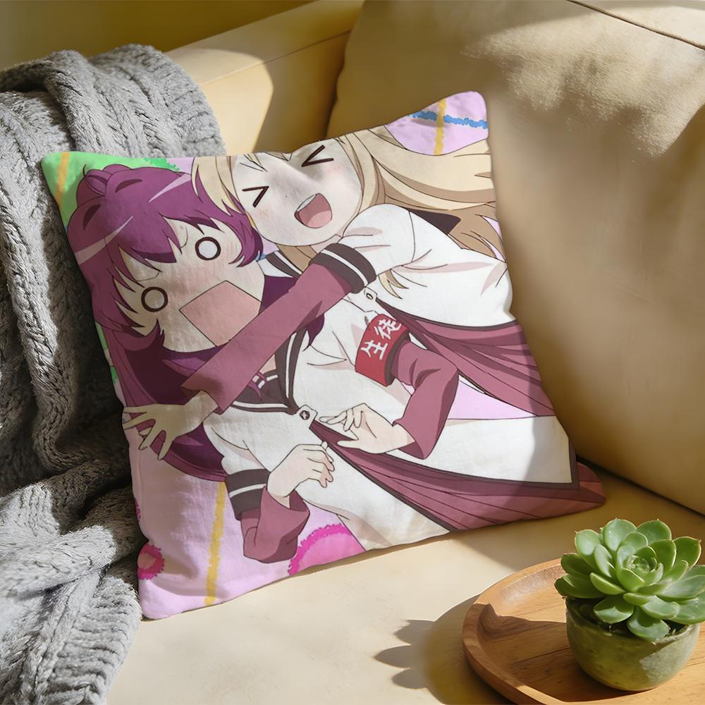 

Cushion Cover Washed Linen Soft Breathable Decorative Case for Sofa Home Pillow cover YYuru Yuri 30x30cm