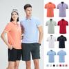 Men's & Women's Quick-Dry Nylon Sport Polo - Solid Color, High-End Business Casual, Breathable Ice Silk, Short Sleeve, Taped Collar