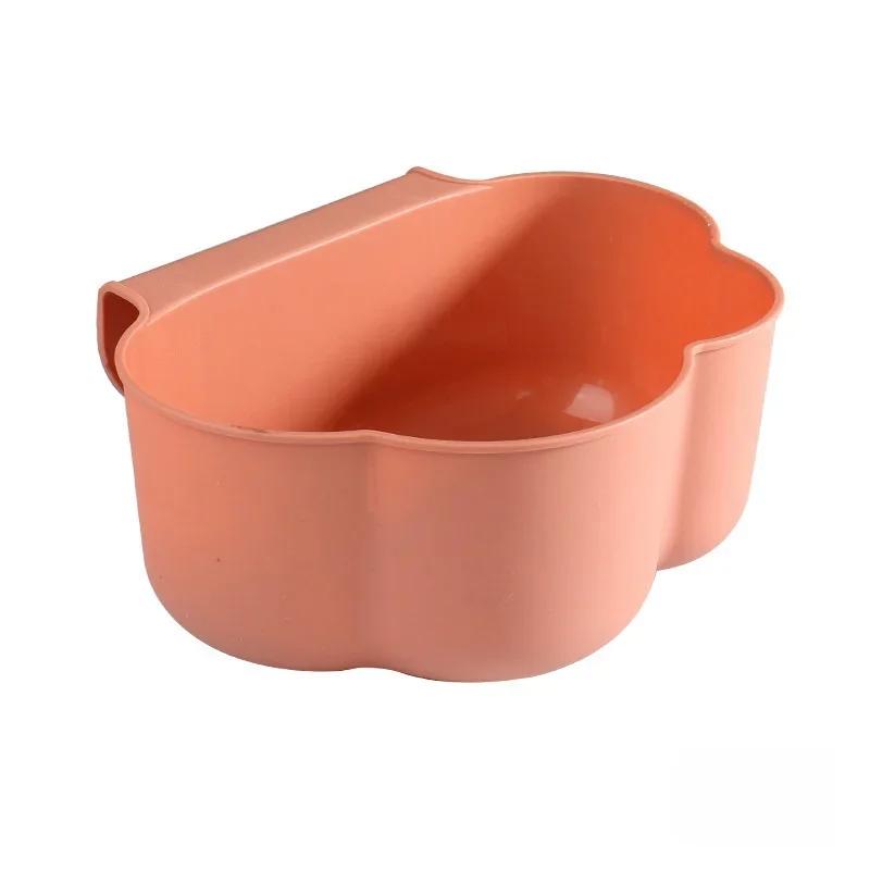 Cloud Shape Kitchen Hanging Trash Can Cabinet Door Buckle Garbage Basin For Household Desktop Clutter Collection Accessories