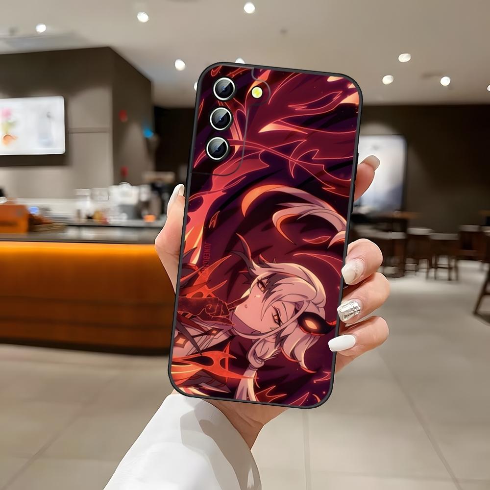 

Games Genshin Impact Phone Case Back Cover for Samsung S24 Ultra S22 S23 S20 Fe S21 Plus Galaxy A54 A34 A24 A53 M54 Note 20 samsung s24ultra