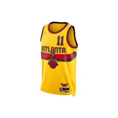 Atlanta Hawks Trae Young City Edition Swingman Jersey Yellow/Black/Red Men Streetwear DB4017-728