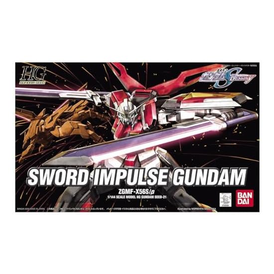 BANDAI SPIRITS HG Mobile Suit Gundam SEED DESTINY Sword Impulse Gundam 1/144 Scale Color-Coded Plast
