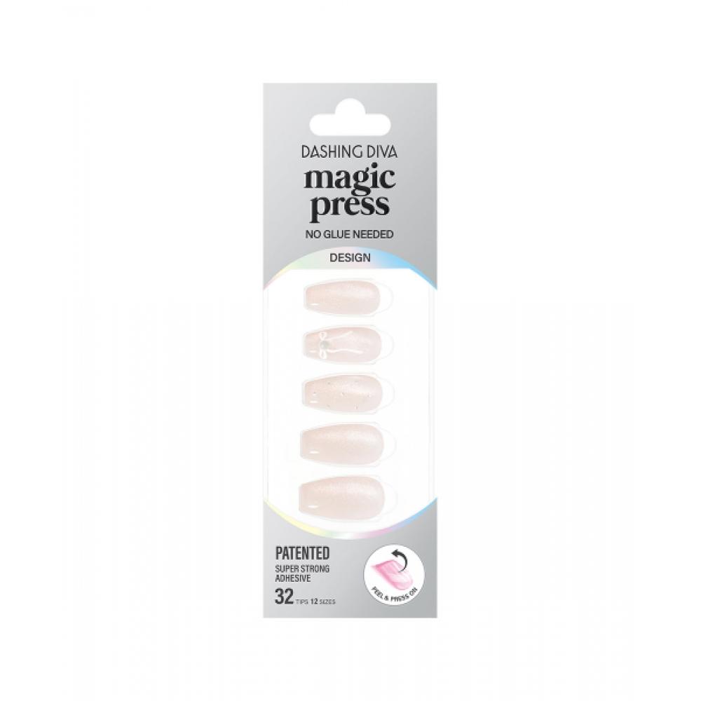 Dasing Diva Magic Press Pure Veiling Nail Tip  Coffin 