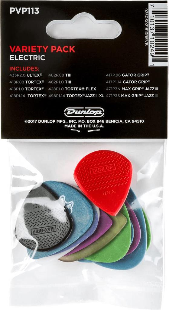Jim Dunlop Electric Guitar Pick Variety Pack
