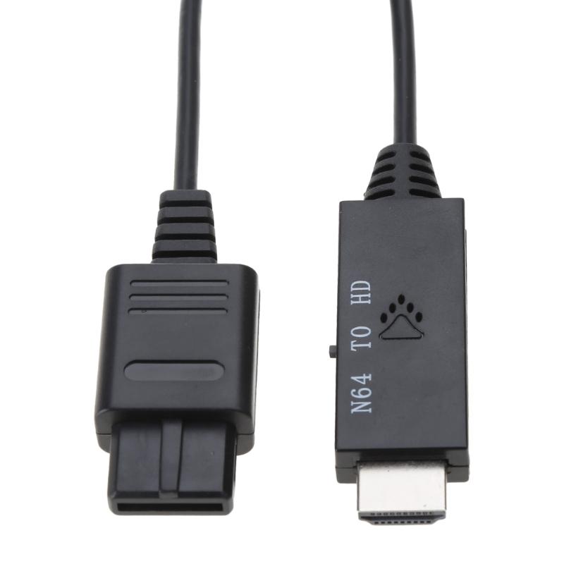 Game Adapter Cord Wire Line N64 Male to HDMI-compatible Male Converter Adapter for SNES/NGC/SFC/N64 720P 1080P Adapter
