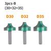 Alloy Router Bit 8mm Shank Collection Including Flat Ballnose V Shaped Cutters for Woodcrafts Projects