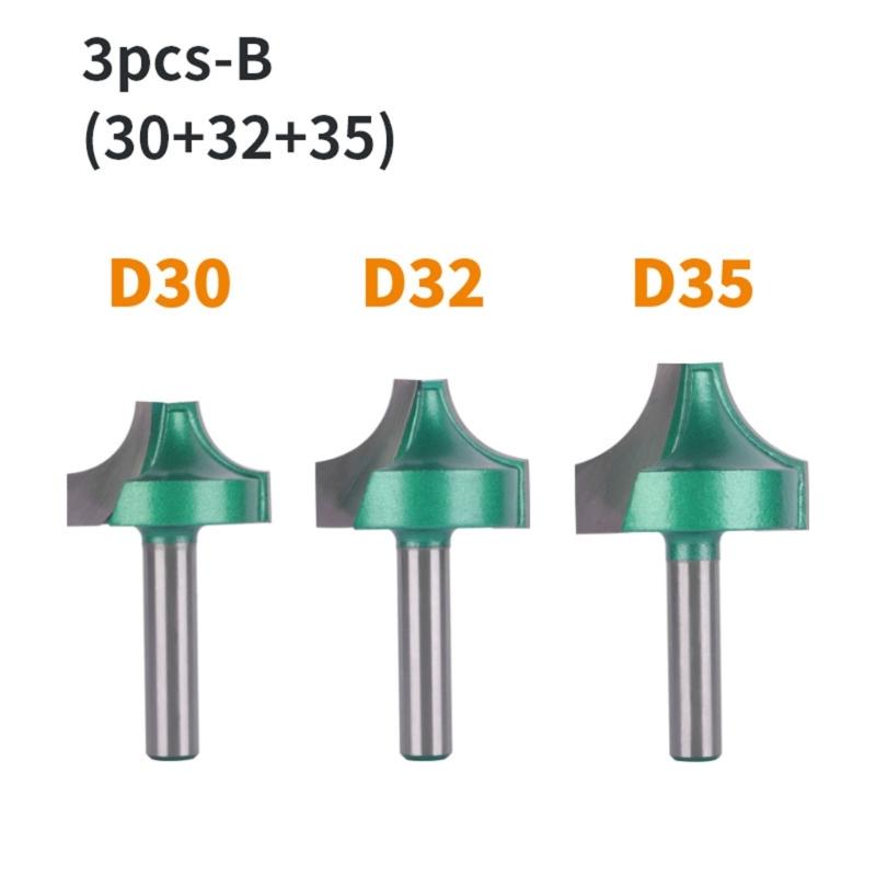 Alloy Router Bit 8mm Shank Collection Including Flat Ballnose V Shaped Cutters for Woodcrafts Projects