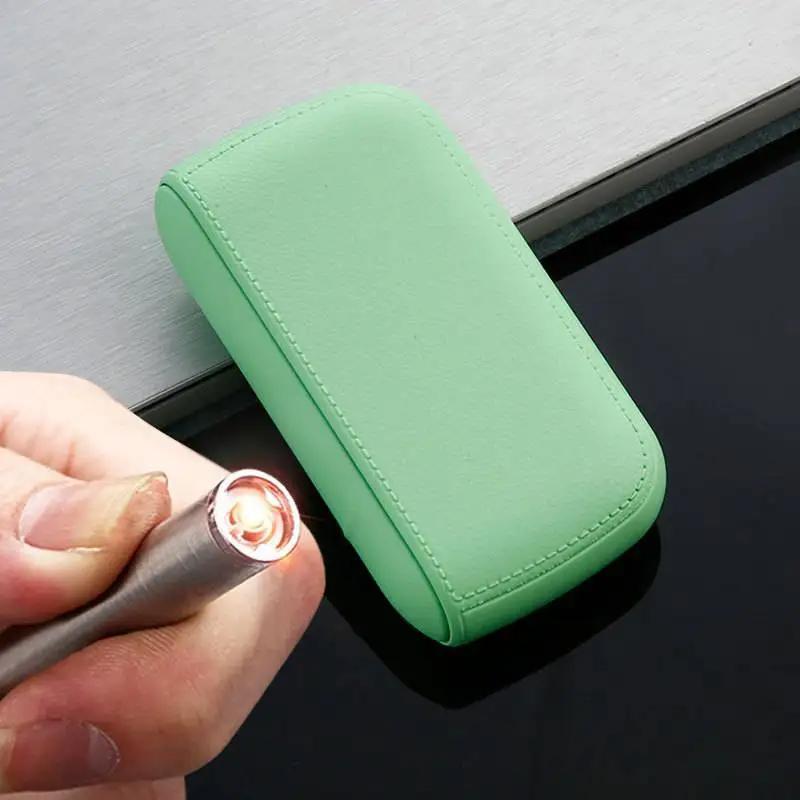 A faux leather lighter pack for men's exquisite gift pack, not including a lighter