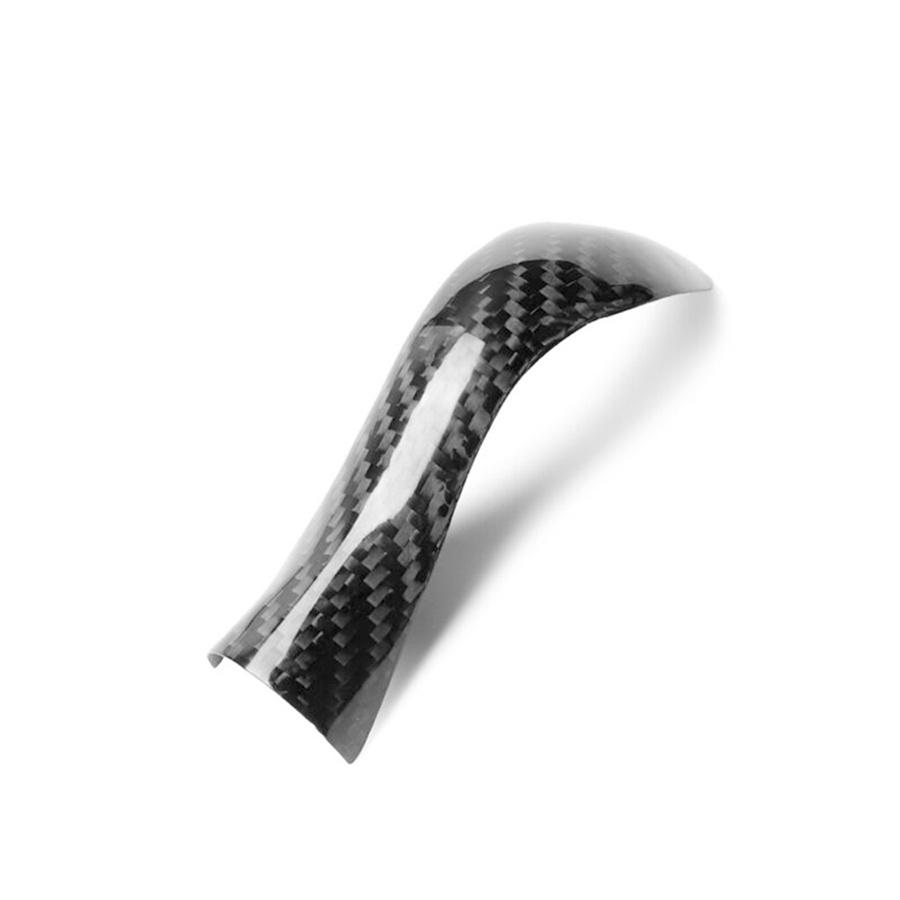 Real Carbon Fiber Inner Gear Shift Knob Cover Trim For Infiniti Q50 Q60 2014-19