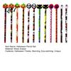 Halloween Party Favors Pencils 12 Pcs with 3D Skull Ghost Pumpkin Cat Erasers, Creative Graffiti Wood Bulk for Goodie Bags, School Classroom