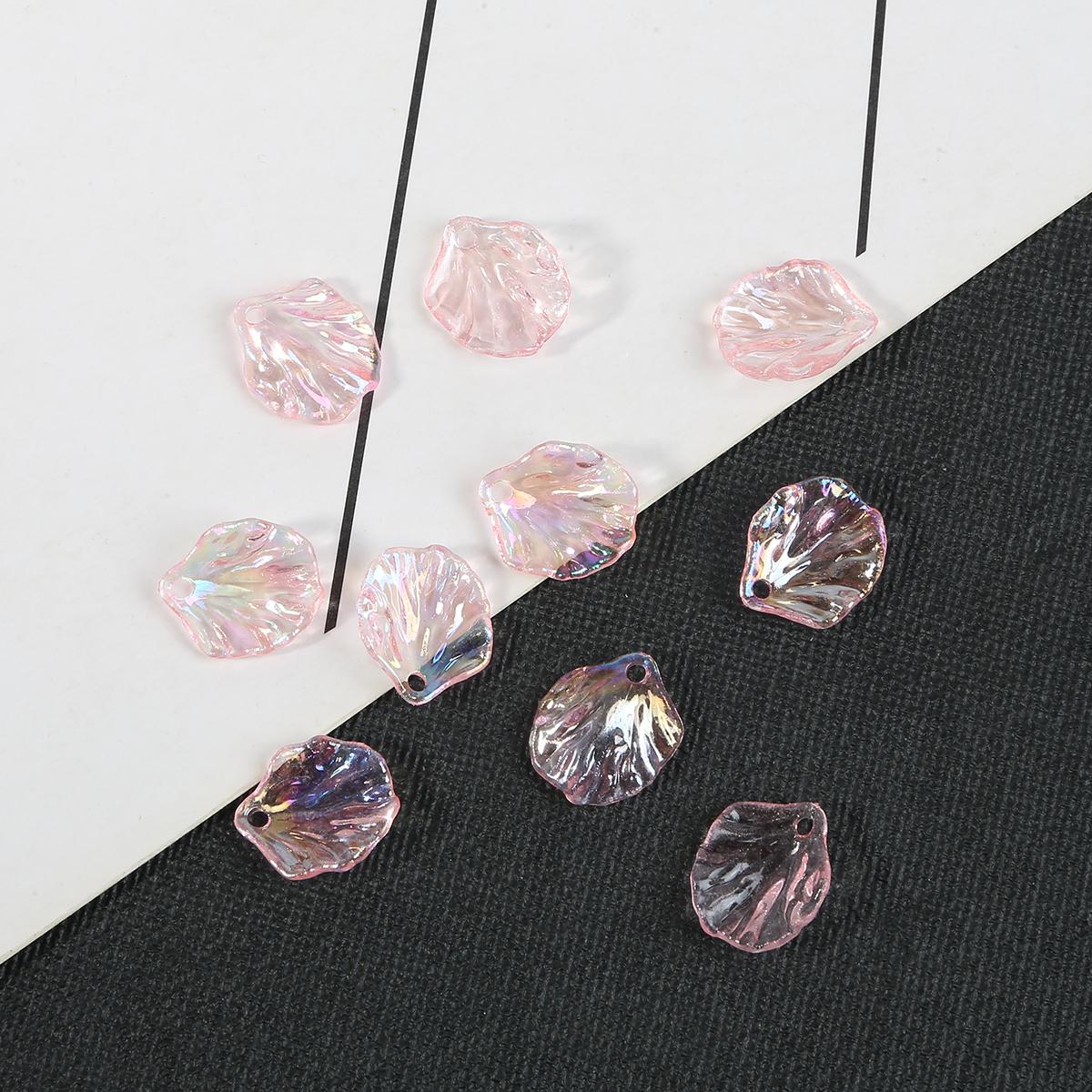 

20 шт., АБС-акрил, имитация ракушки, кулон с лепестками пиона, подвесные бусины для изготовления ювелирных изделий, антикварные аксессуары для заколки для волос 18×20mm розовый