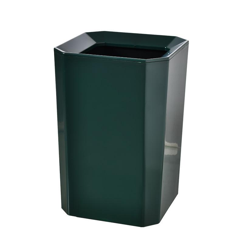 High-grade trash can no lid pressure ring storage bathroom office Japanese paper basket