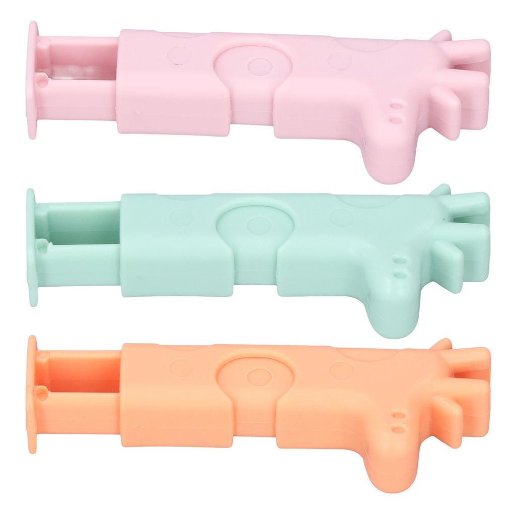 Sealing Clips Strong Clamping Force Moisture Proof Giraffe Look Plastic Bag Clips for Food Storage B