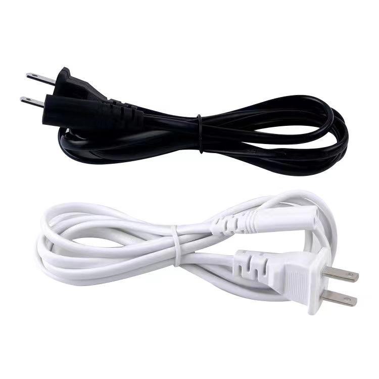 US-JP Standard Flat 8-Tail AC Power Cord for Table Lamp & Audio Adapter
