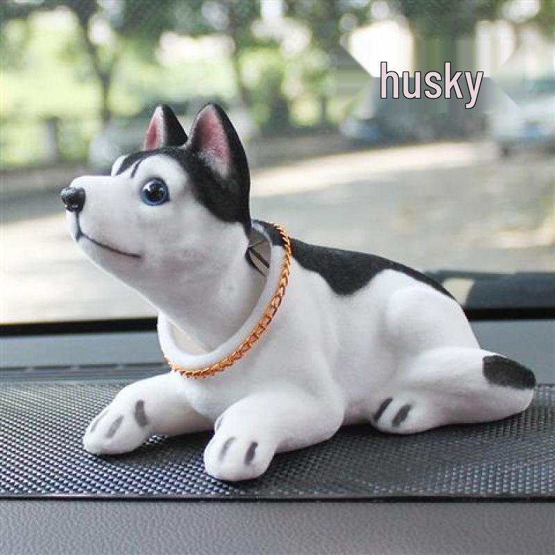 Niedliche Cartoon-Hund Wackelkopf-Ornament für die Autoinnendekoration