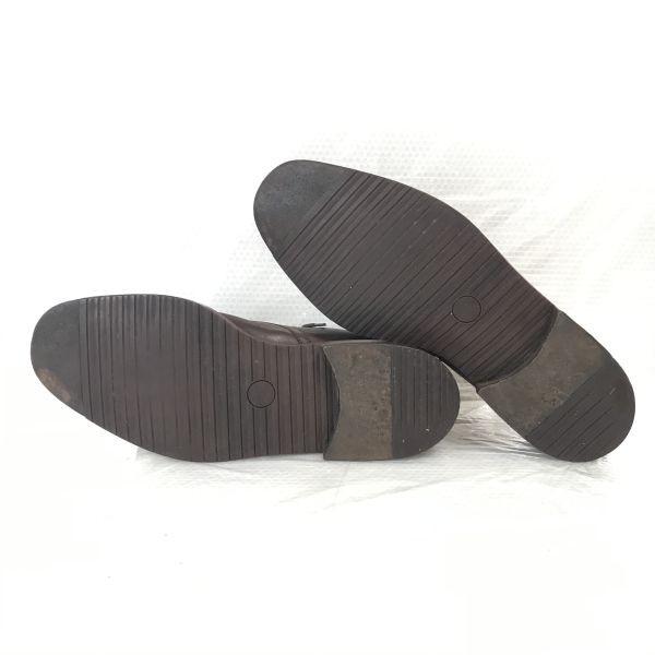 90s Gravati Handmade Leather U-Tip Dress Shoes 11M 28.5-29cm Brown(USED)