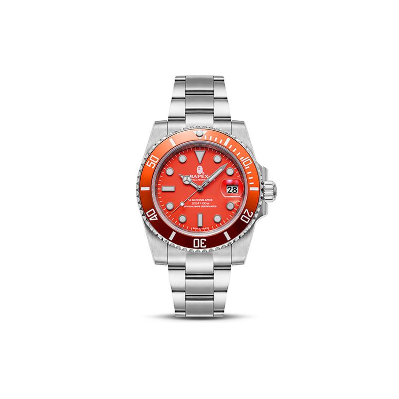 

A Bathing Ape Bape FW22 Тип 1 Bapex Серія M 100M Водонепроникний Механічний Рух Годинник з Нержавіючої Сталі Чоловічі годинники Зелений 0ZXWHM187001J Pink PKX