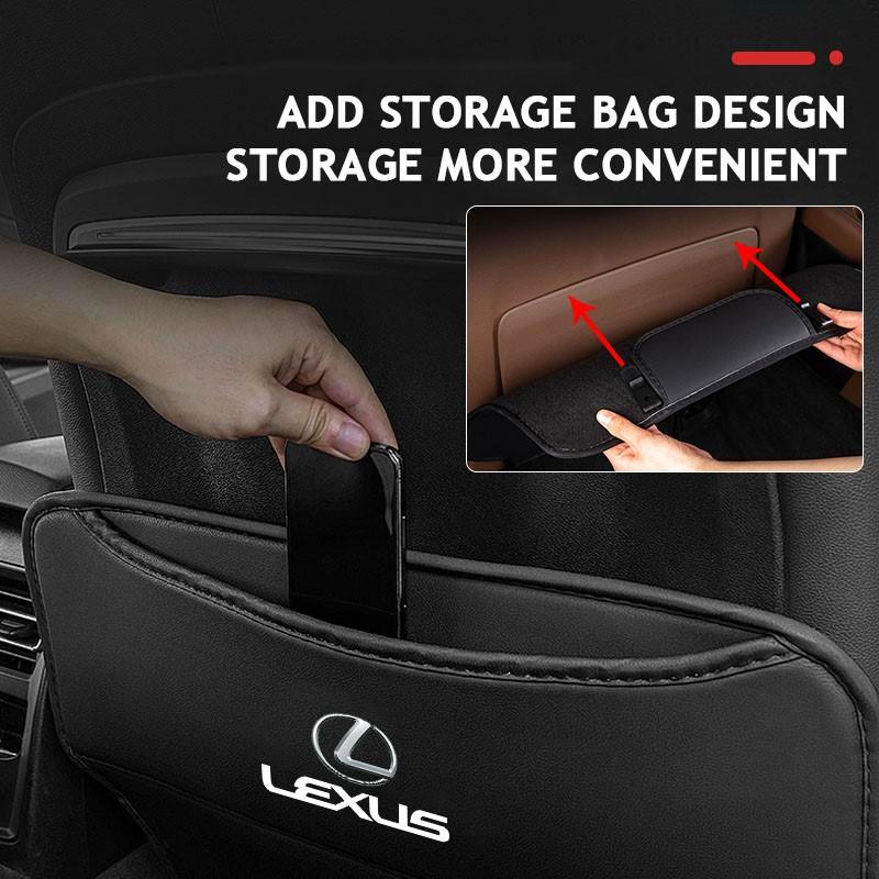 1Pcs Car Anti-Kick Pad Seat Back Protector Cover For Lexus UX250h RX450h CT200h RX400h NX300h RX350 RX300 GX470 IS350 ES3350