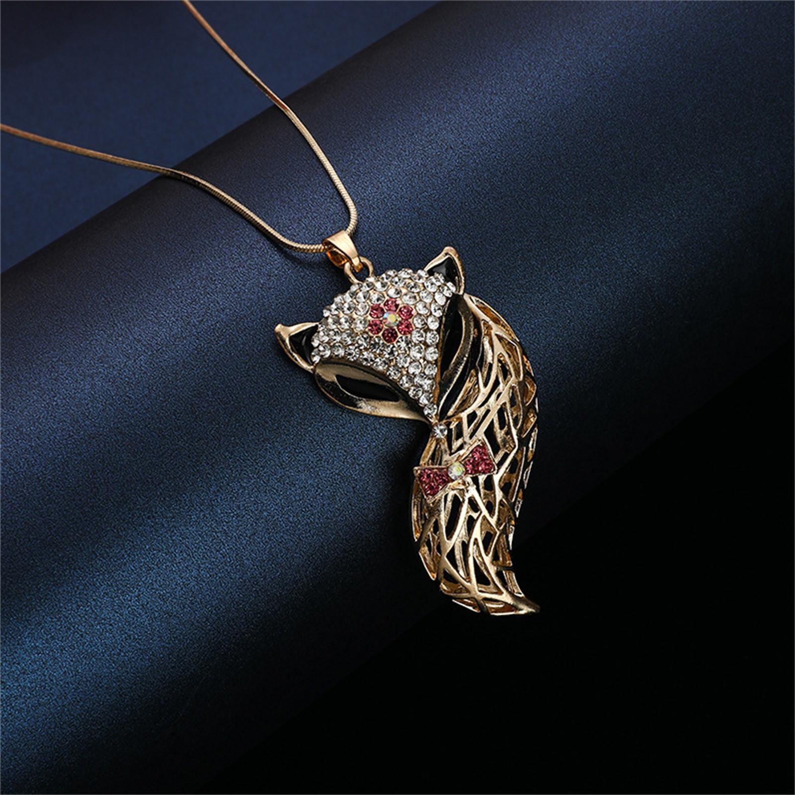 

Женское ожерелье, ретро, персонализированное, модный женский кулон, аксессуар One Size золотой