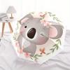 1pc Koala Floral Frame Automatic 3-Fold Umbrella Design, Cute Cartoon Pattern, Portable Outdoor Umbrella, Perfect, Holiday Gift for fans.H06