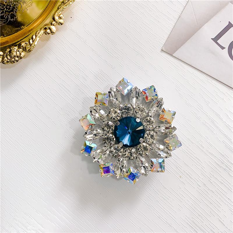Luxury Diamond-Encrusted Airbag Mobile Phone Holder, Retractable Lazy Rhinestone Anti-Drop Bracket, Desktop Universal Hot