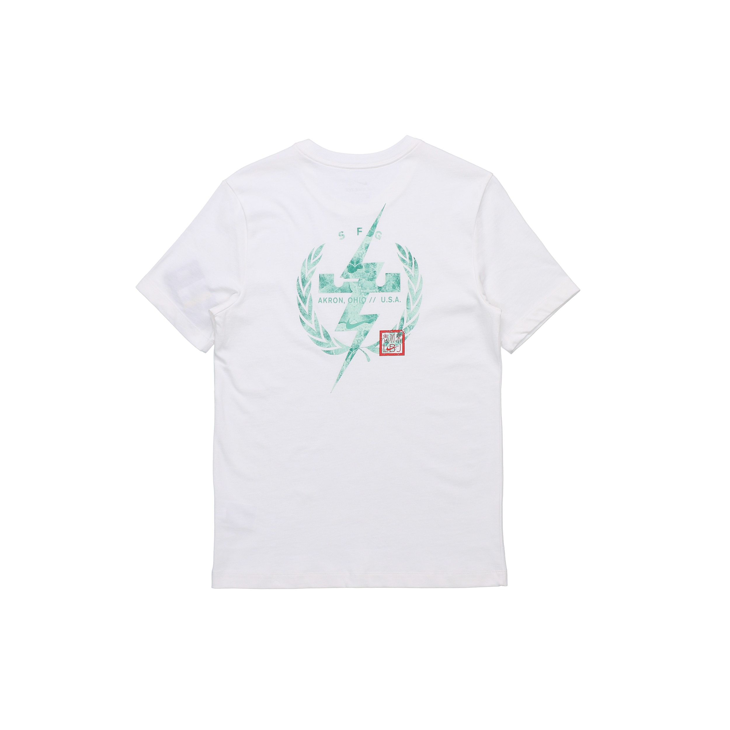 

Мужская футболка с коротким рукавом и логотипом Nike LeBron, белая DD0001-100 M