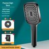 Supercharged Large Panel Handheld Multi-Function Shower Head with Filter