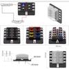 Fuse Box Holder 8 Way Screw Fuse Block for Car, Off-Road, RV, Bus, Yacht, Boat