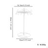Necklace Holder Metal Jewelry Display Stand Rotating Organizer for Pendant