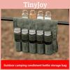Outdoor Camping Spice Bottle Storage Bag With Portable Travel Design For Barbecue Enthusiasts