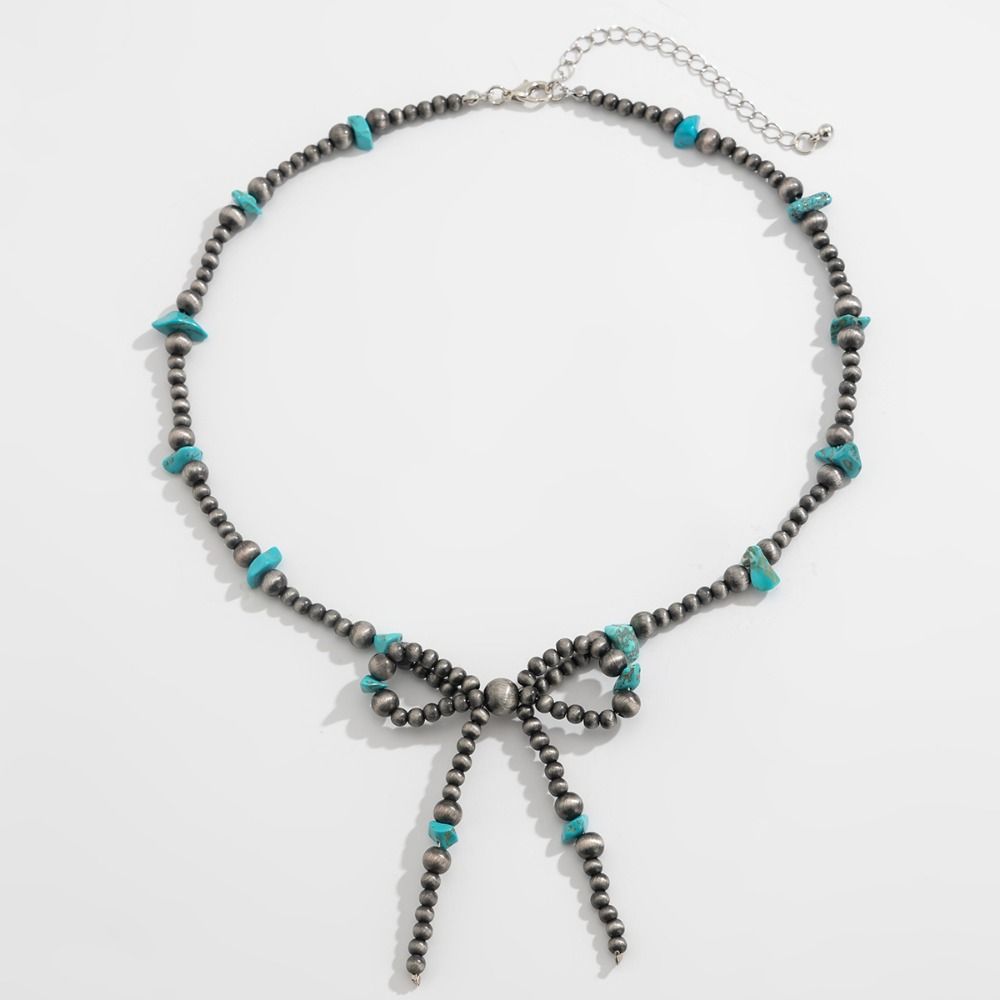 Bead Western Country Necklace Bull Bohemian Style Clavicle Chain Fashion Beach Choker  Party