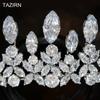 Wedding Bridal Tiaras Princess Crowns Trendy Cubic Zirconia Sweet 16 Cz Pageant Headpieces Zircon Party Prom Hair Accessories