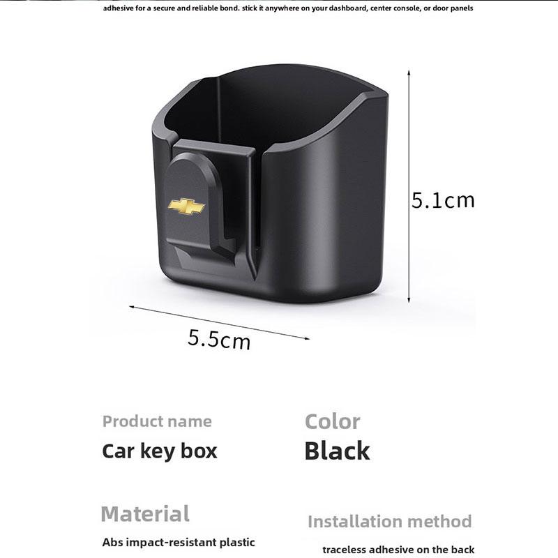 Car Remote Key Storage Box Auto Holder Case For Chevrolet Cruze Impala Malibu Silverado Cobalt Impala Onix pioneer Explorer Trax