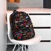 Broadway Musicals Backpacks Teenager Bookbag Casual Children School Bags Travel Rucksack Shoulder Bag Large Capacity