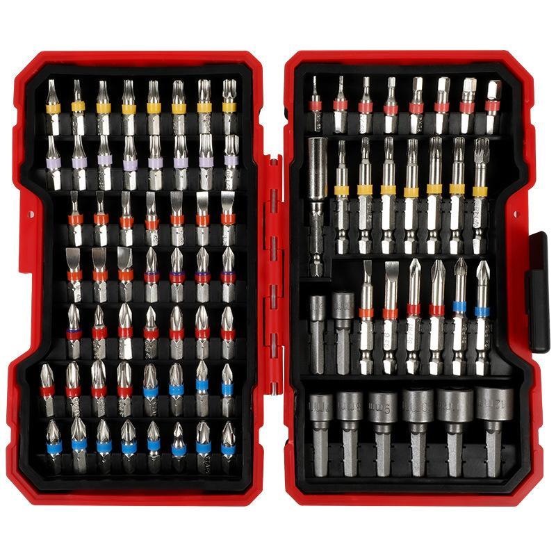 83PCS Precision Screwdriver Bit Set S2 Steel Magnetic Nut Driver Drill Bits for Phone Laptop Small Repair Jobs