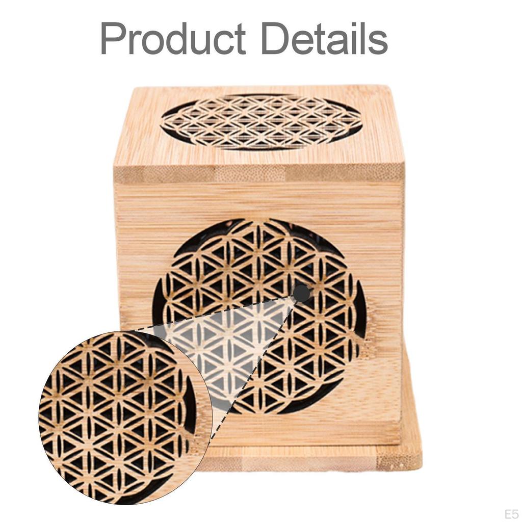 Burner Collectible Holder Bamboo Ornament for Tabletop Centerpiece Tea Room Meditation