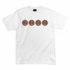 Independent Trucks QUATRO Skateboard T Shirt WHITE
