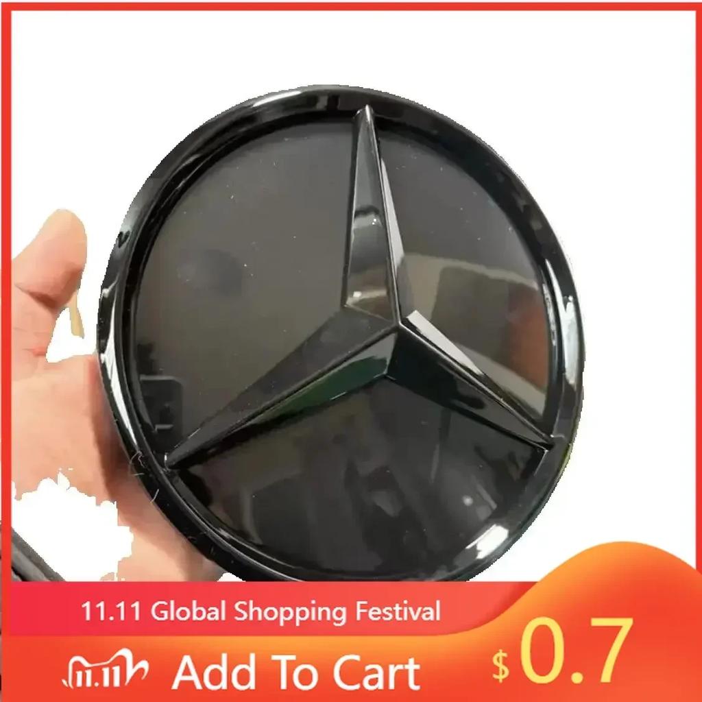 Autoaufkleber für Benz für Mercedes Benz W176 W246 W205 W212 W207 W217 W251 R231 W166 X166 X156 Silber und Schwarz Frontgrill Neu