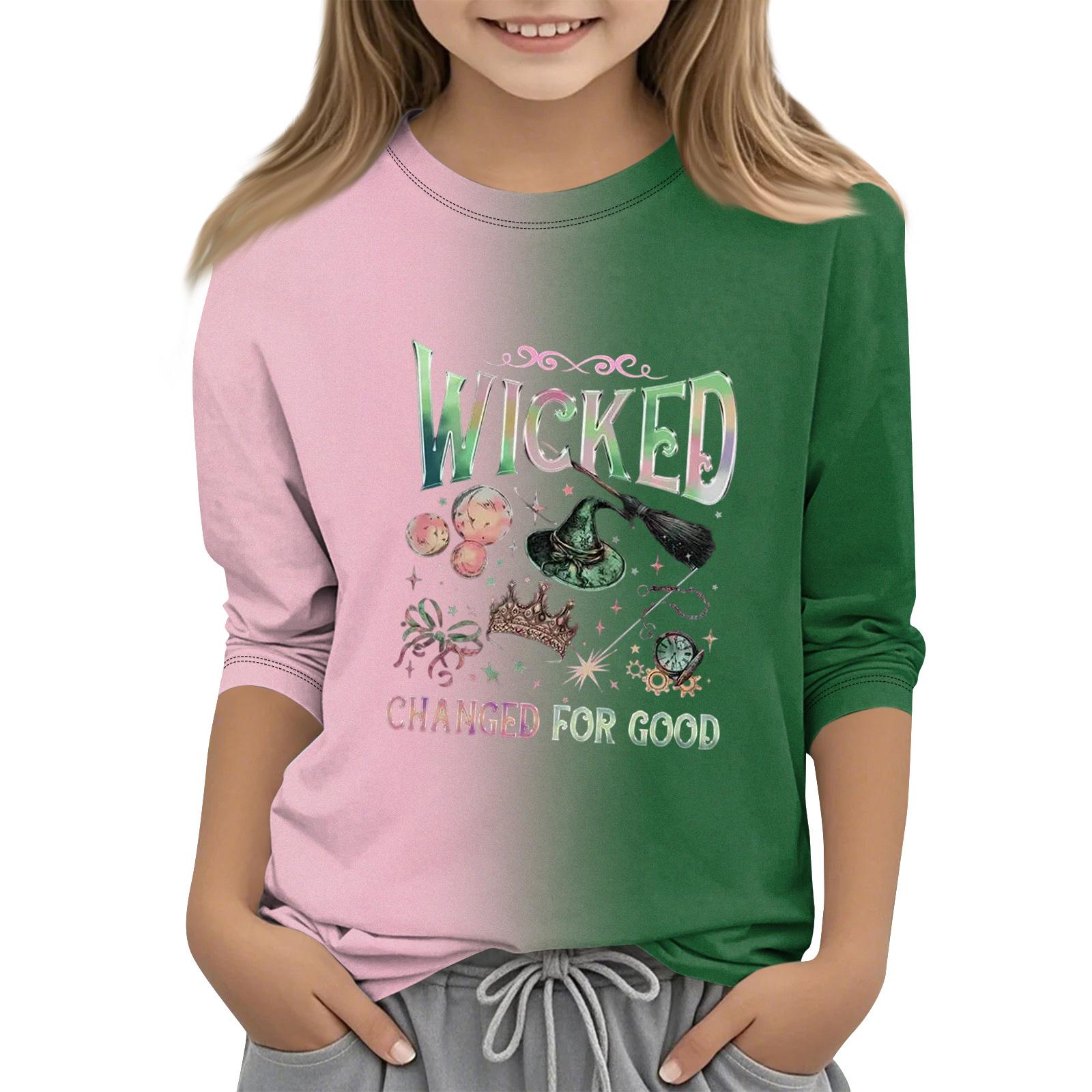 

Детская повседневная футболка с круглым вырезом и принтом «День независимости» с рукавом 3/4 130